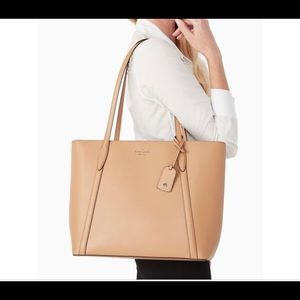 KATE SPADE NEW YORK CARA LEATHER TOTE
